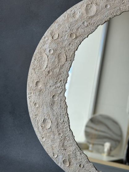 mirror 3D Moon Wall Light